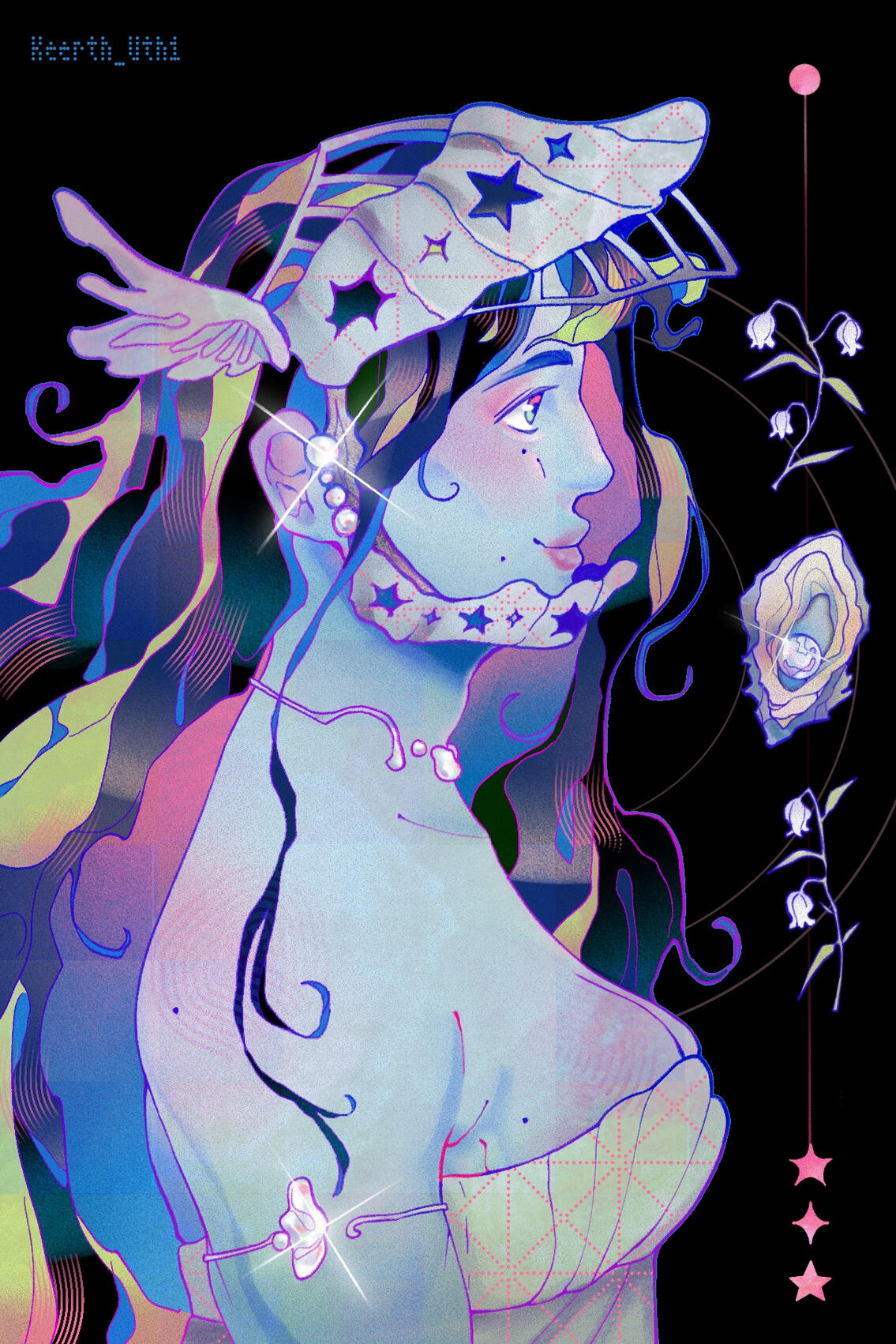 Oyster Mage-postcard