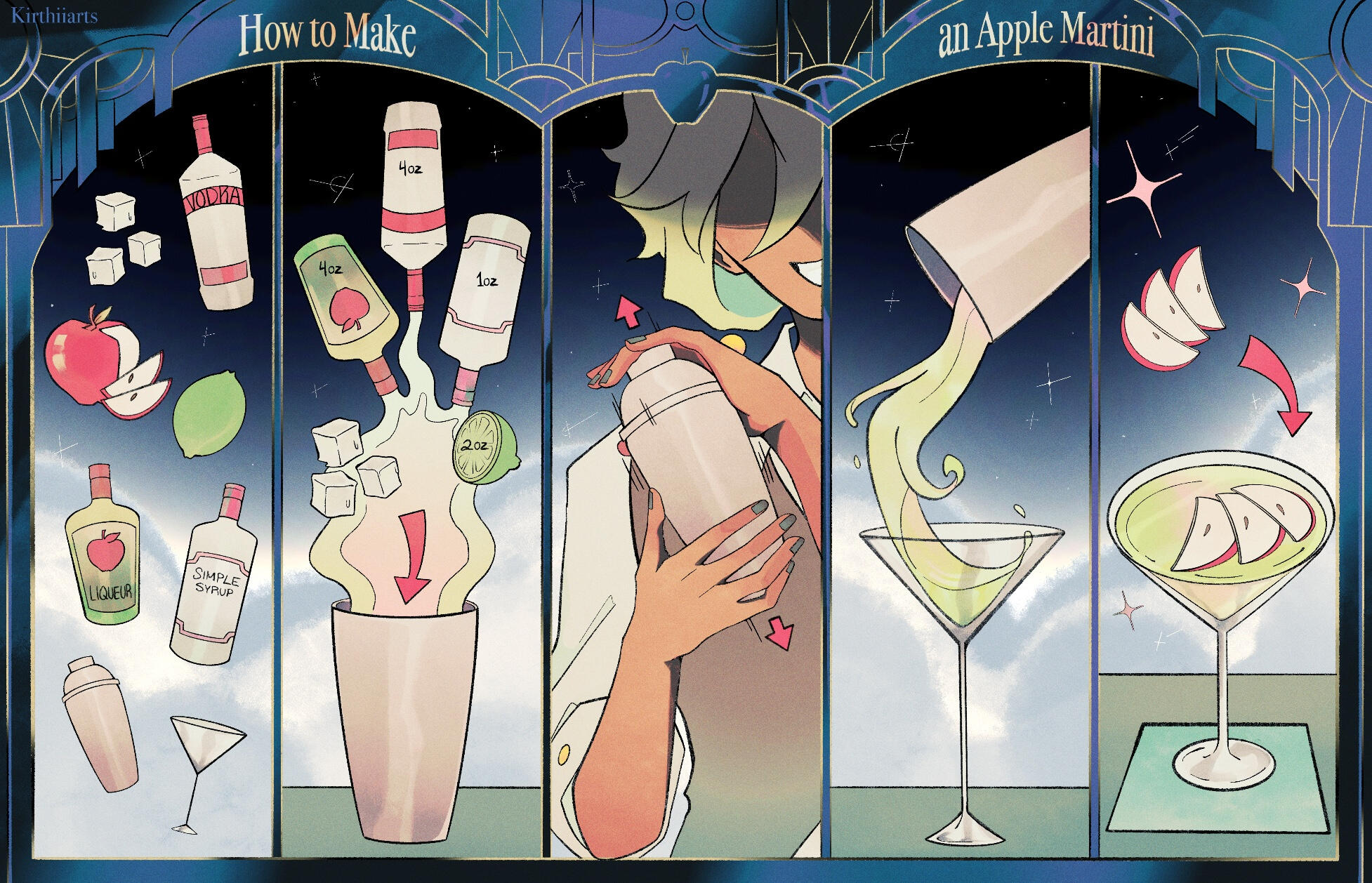 Apple martini tutorial